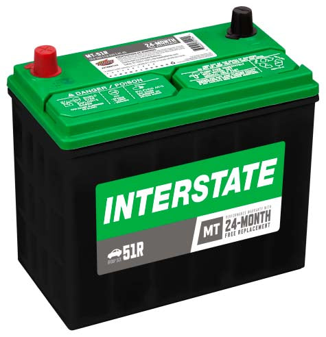 Batería Interstate MT-51R-IN / 18 MESES DE GARANTIA AL 100% (foto de referencia el producto puede presentar variaciones en el color y etiquetado)