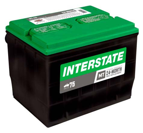 Batería Interstate MT-75-IN / 18 MESES DE GARANTIA AL 100% (foto de referencia el producto puede presentar variaciones en el color y etiquetado)
