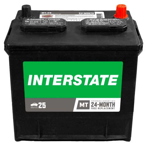 Batería Interstate MT-25-IN / 18 MESES DE GARANTIA AL 100% (foto de referencia el producto puede presentar variaciones en el color y etiquetado)