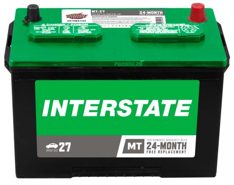 Batería Interstate MT-27-IN / 18 MESES DE GARANTIA AL 100% (foto de referencia el producto puede presentar variaciones en el color y etiquetado)