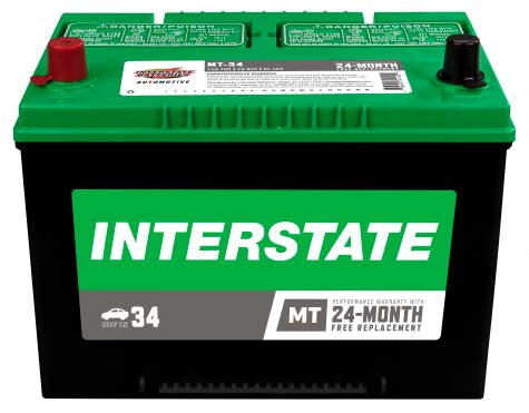 Batería Interstate MT-34-IN / 18 MESES DE GARANTIA AL 100% (foto de referencia el producto puede presentar variaciones en el color y etiquetado)