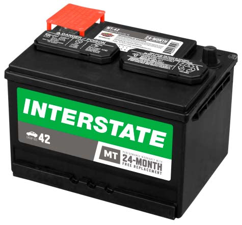 Batería Interstate MT-42-IN / 18 MESES DE GARANTIA AL 100% (foto de referencia el producto puede presentar variaciones en el color y etiquetado)