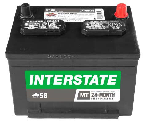 Batería Interstate MT-58-IN / 18 MESES DE GARANTIA AL 100% (foto de referencia el producto puede presentar variaciones en el color y etiquetado)