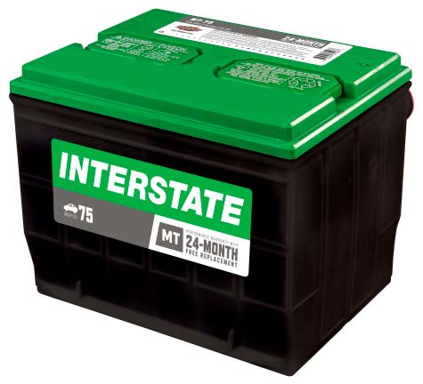 Batería Interstate MT-75-IN / 18 MESES DE GARANTIA AL 100% (foto de referencia el producto puede presentar variaciones en el color y etiquetado)