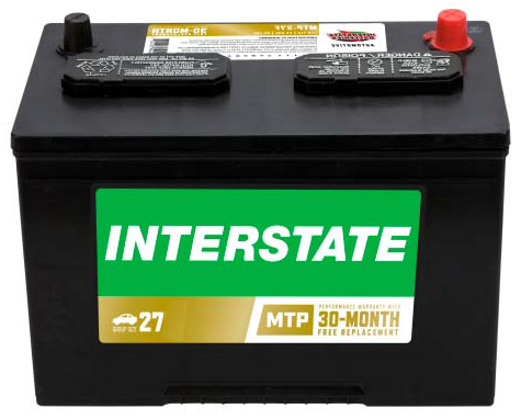 Batería Interstate MTP-27-IN / 18 MESES DE GARANTIA AL 100% (foto de referencia el producto puede presentar variaciones en el color y etiquetado)