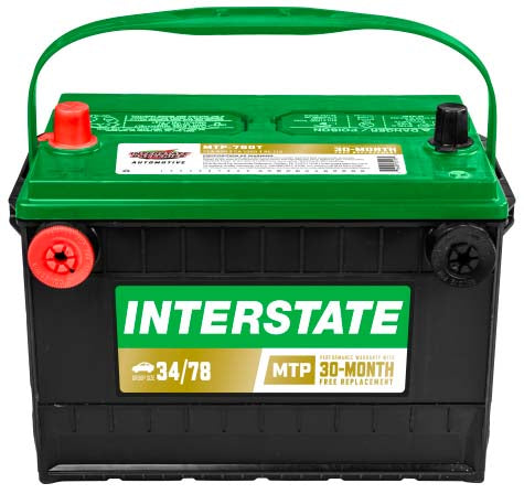 Batería Interstate MTP-78DT-IN / 18 MESES DE GARANTIA AL 100% (foto de referencia el producto puede presentar variaciones en el color y etiquetado)