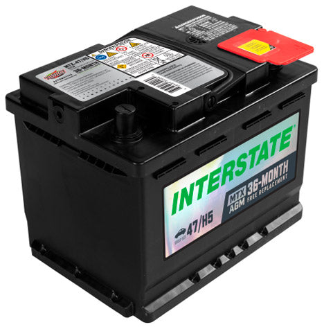 Batería Interstate AGM MTX-47/H5-IN / 24 MESES DE GARANTIA AL 100% (foto de referencia el producto puede presentar variaciones en el color y etiquetado)