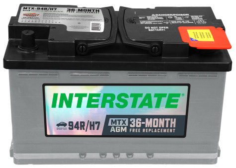 Batería Interstate AGM MTX-94R/H7-IN / 24 MESES DE GARANTIA AL 100% (foto de referencia el producto puede presentar variaciones en el color y etiquetado)