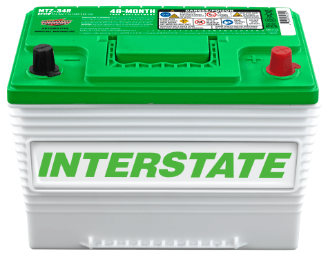 Batería Interstate AGM MTZ-34R-ES / 24 MESES DE GARANTIA AL 100% (foto de referencia el producto puede presentar variaciones en el color y etiquetado)