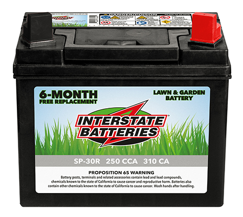 Batería Interstate SP-30R / 6 MESES DE GARANTIA AL 100% (foto de referencia el producto puede presentar variaciones en el color y etiquetado)
